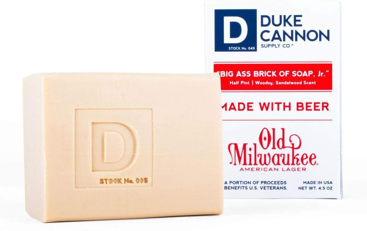 Duke Cannon Half Pint Big Ass Brick of Beer Soap, Jr. 4.5 Ounce - Travel Size image number 2