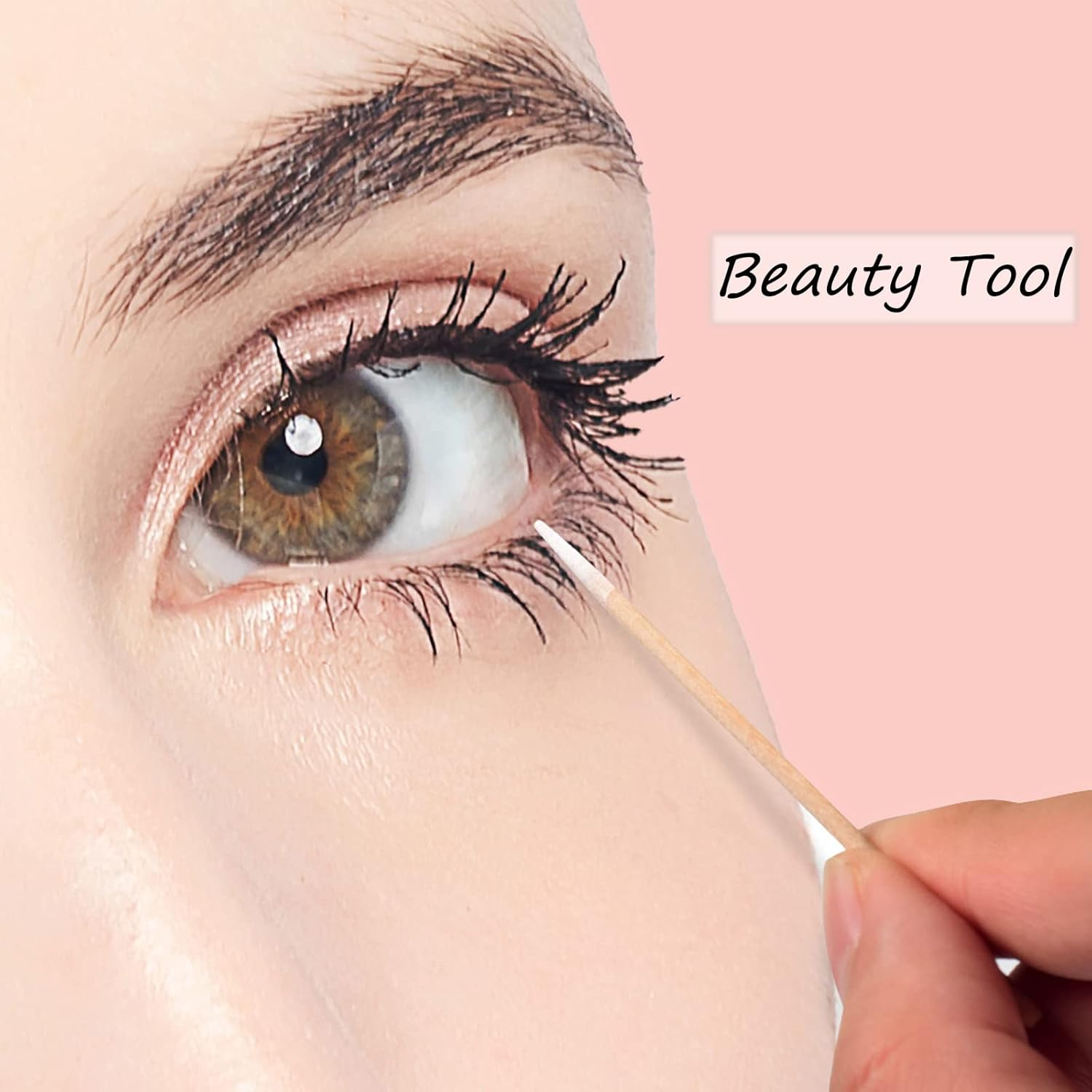 1300Pcs Microblading Cotton Swab,4 Inch Cotton Swabs Pointed Tip, Cotton Swabs with Wood Sticks, Cotton Tipped Applicator for Makeup,Cleaning and Tattoo Permanent Supplies image number 5