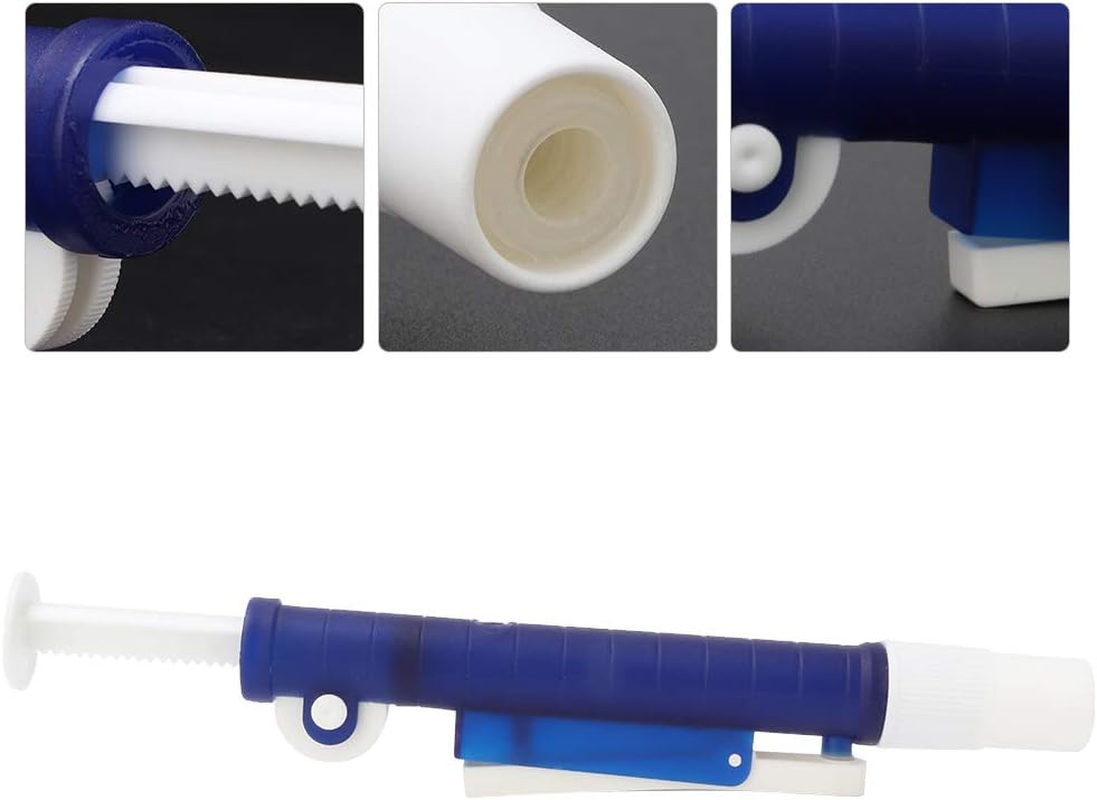 Phefop Lab Pipette Pump for Disposable Plastic and Glass Pipettes 2 Ml Blue - Easy and Wide Applicability, Draws and Dispenses Liquid - Suitable for Scientific Research