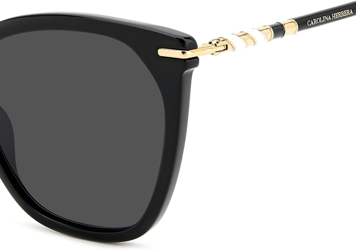 Carolina Herrera Women'S HER 0091/S Sunglasses, Black, 56 Mm image number 1