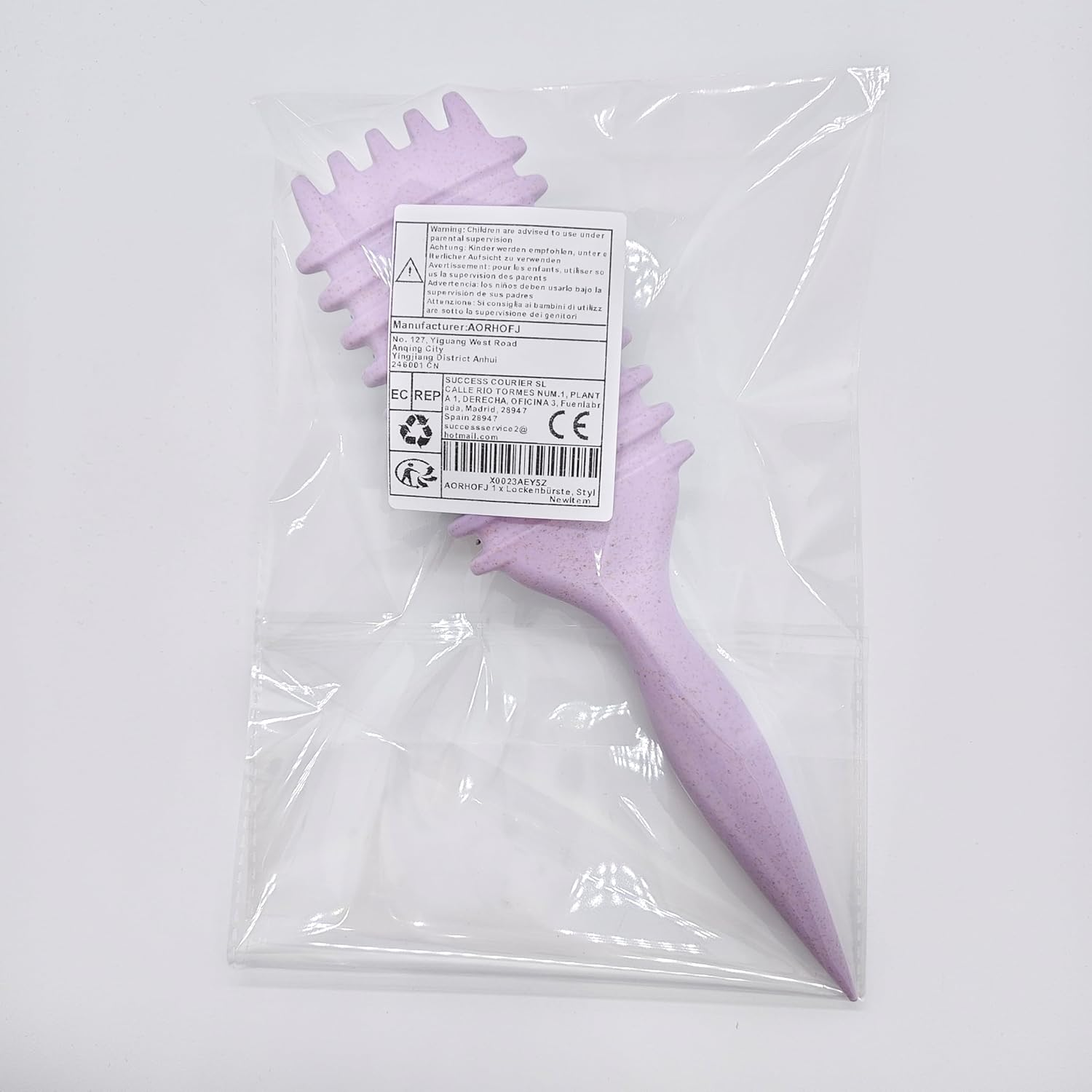 AORHOFJ 1 X Curling Brush, Styling Brush, Multi-Purpose Curling Brush, Curling Brush, Boar Bristle Hair Brush for Defined Hairstyles and Gentle Care Comb image number 1