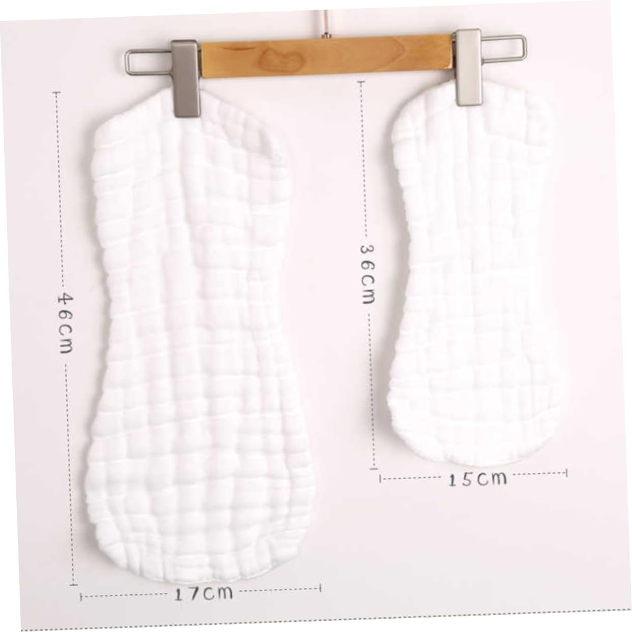5Pcs Pure Cotton Newborn Diaper Flat Nappies for Toddlers Breathable Absorbent Washable Cotton Nappies image number 3