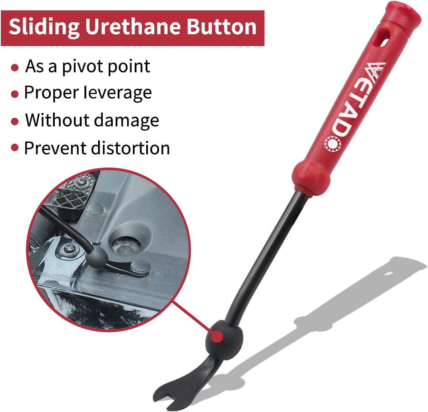 Wetado Auto Trim Removal Tool Set, 16 Pcs Auto Car Trim Tool Kit Plastic Pry Tool Kit for Car, Clip, Audio, Dashboards, Door Panel Window Molding Fastener Remover Tool Kit