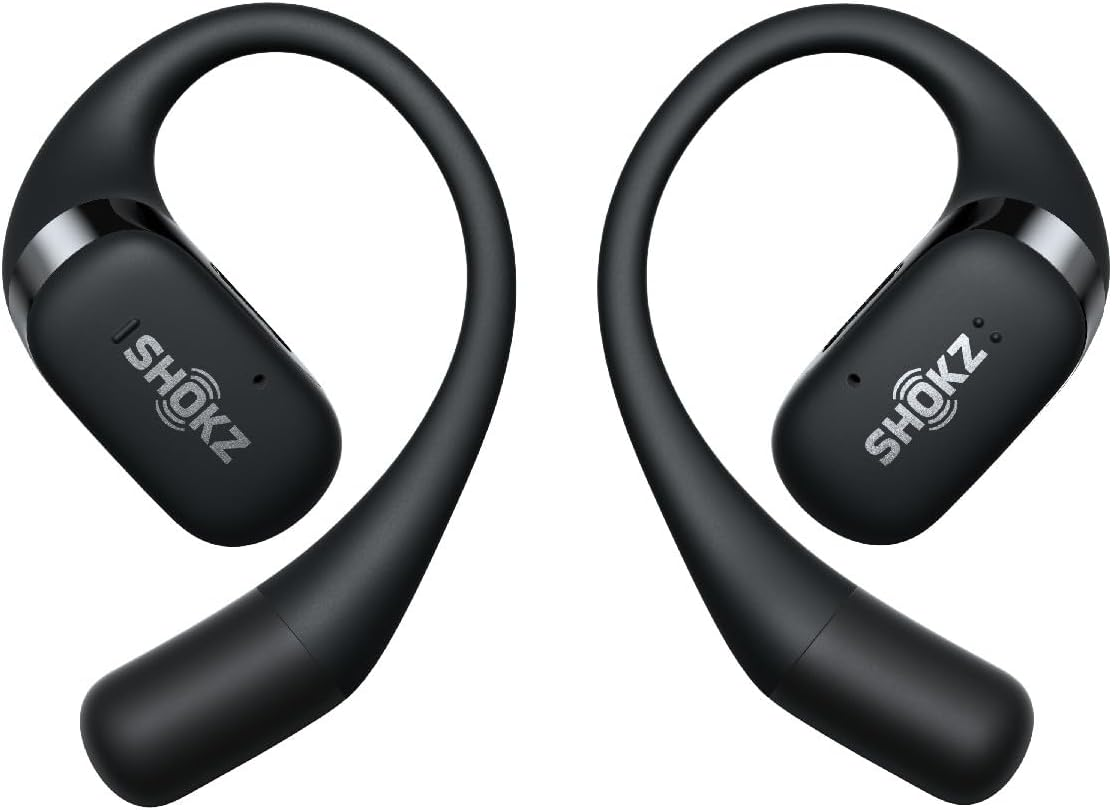 Shokz Openfit Open-Ear True Wireless Bluetooth Headphones with Mic, Black image number 5