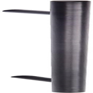 Amazon Basics Euro Bar Cabinet Handle (9.52Mm Diameter), 25.4Cm Length (19.05Cm Hole Center), Flat Black, 10-Pack image number 1