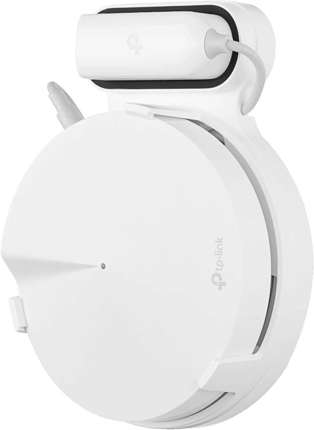 Outlet Wall Mount Stand for Tp Link Deco M5 Mesh Wifi, Sturdy Bracket Holder, No Tool, Messy Wires or Damage, Easy Mover Desktop Manager (1Pack) image number 4