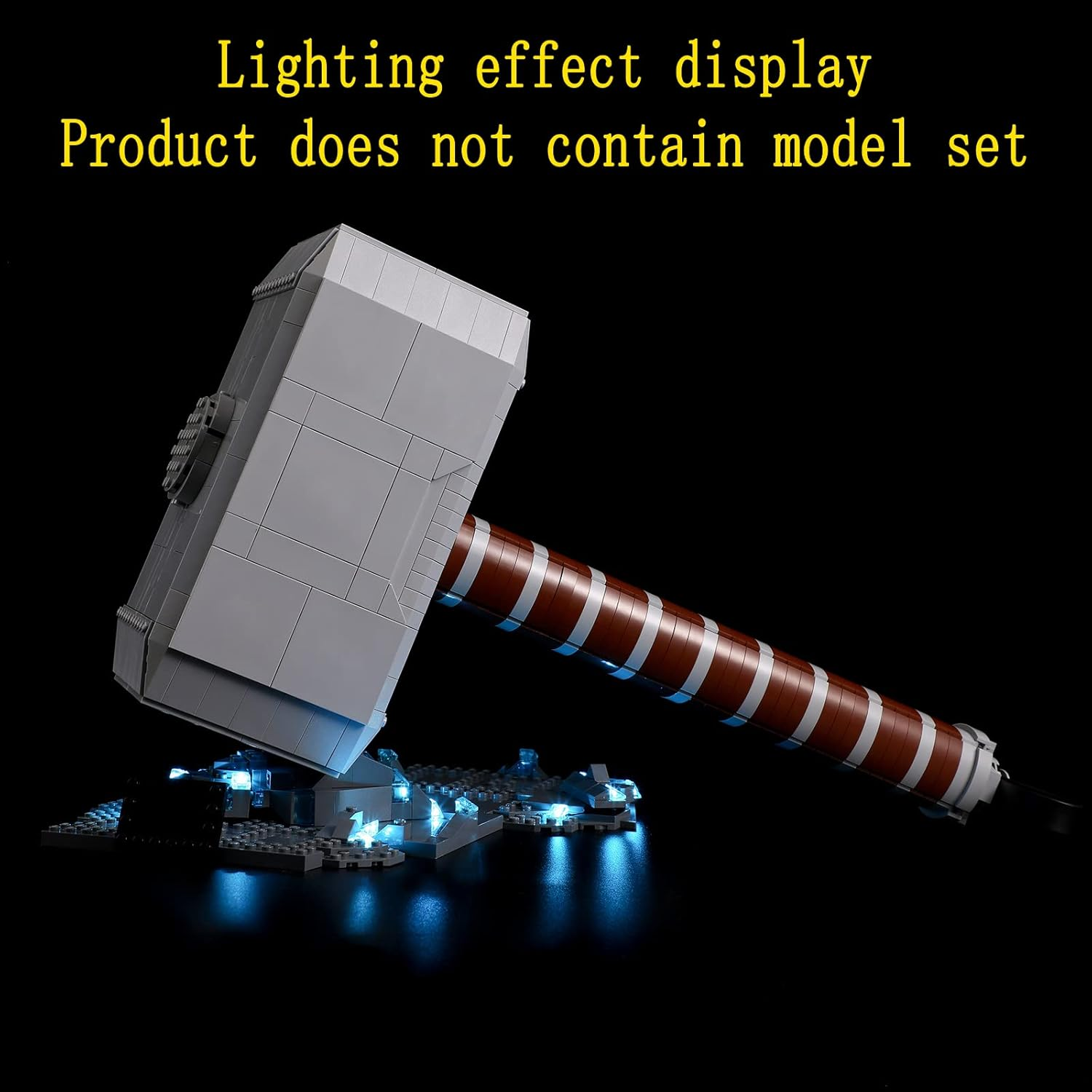 GEAMENT LED Light Kit Compatible with  Marvel Thor'S Hammer - Lighting Set for 76209 Building Model ( Set Not Included) image number 2