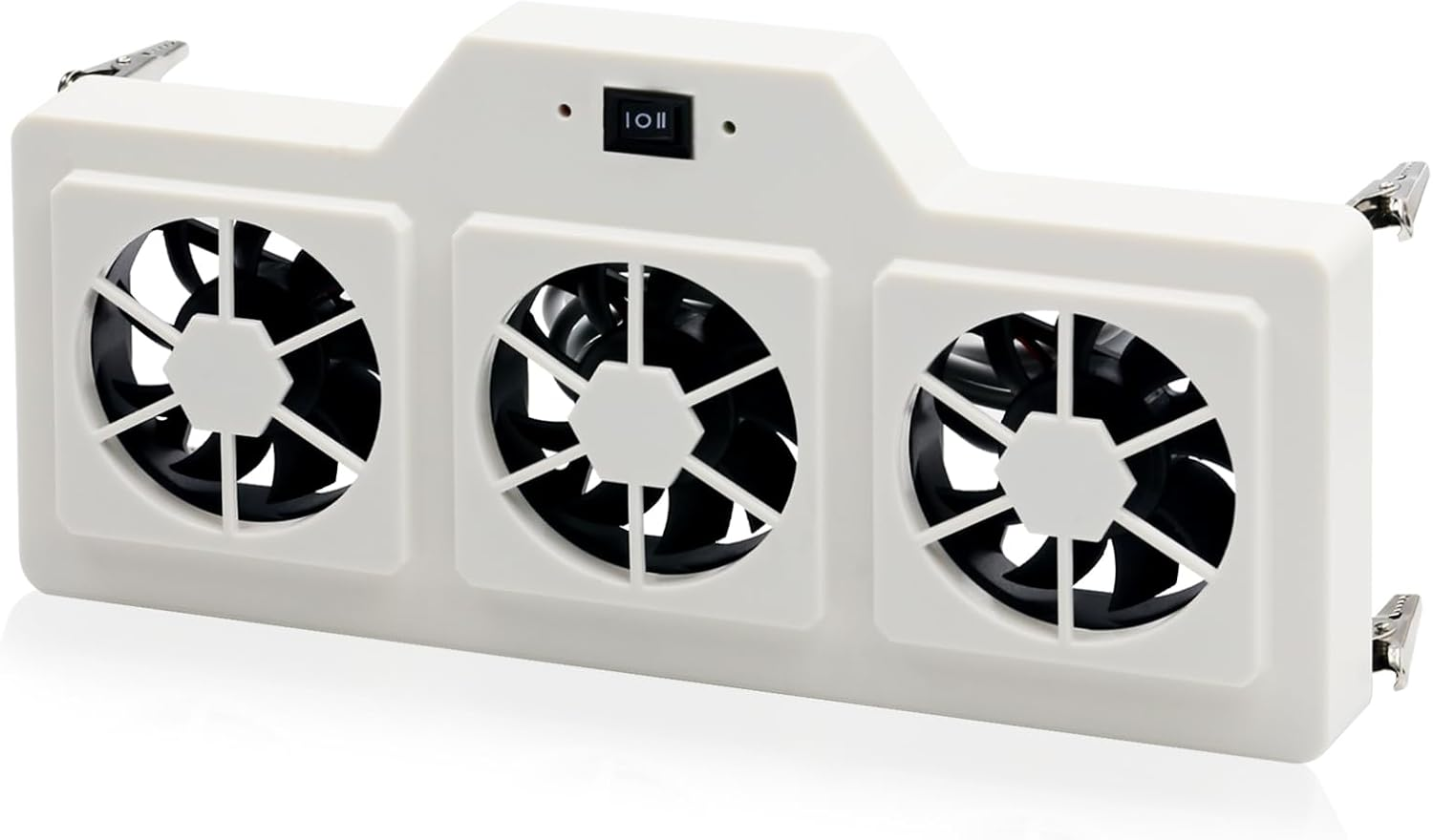 12V RV Refrigerator Cooling Fan RV Fridge Evaporator Fin Fan with Three 2.5" Powered Fans, Adjustable Speed, Prevents Ice, Optional Remote Control, High Airflow, Quiet Operation image number 4