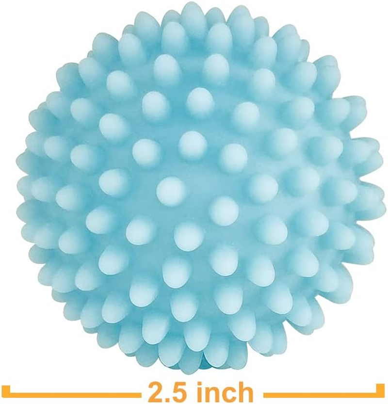 Reusable Laundry Dryer Balls - Eco Friendly Fabric Softener Alternatives Soften and Fluff Laundry Wrinkle Release(Set of 4 Random Color) - Vibrant Series image number 2