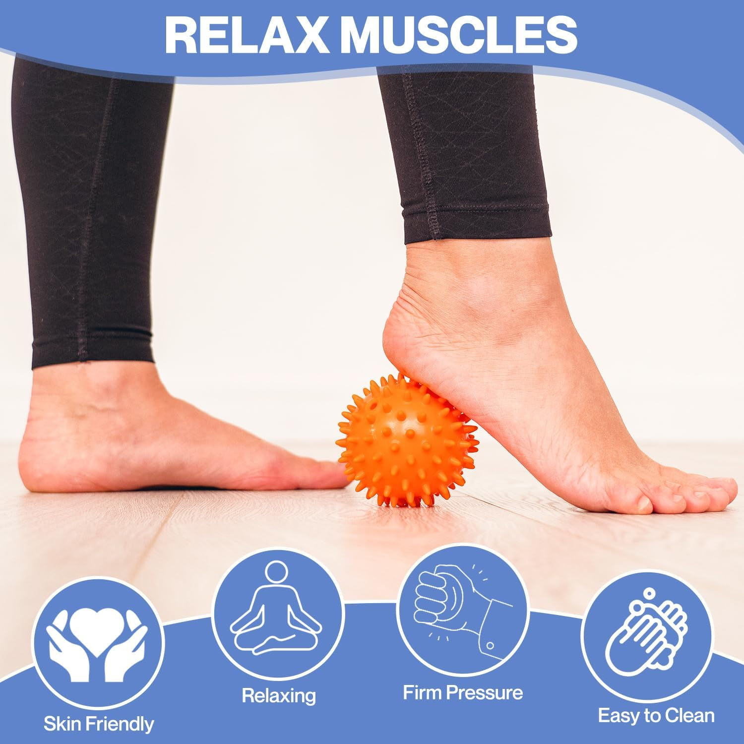 Dryer Balls Laundry anti Static - 6 Pack Reusable Plastic Clothes Drying and Fluffing Fabric Softener Balls 3 Inches Assorted Colors image number 5