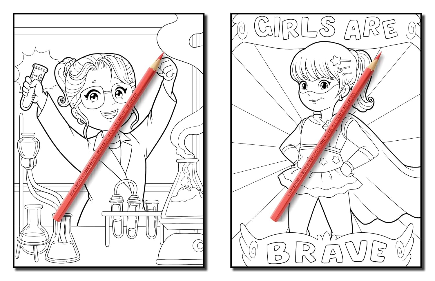 Girls Are Amazing: an Inspirational Coloring Book for Girls to Motivate, Encourage and Build Confidence image number 6