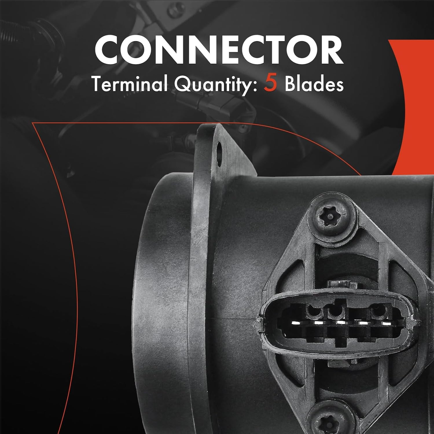 A-Premium Mass Air Flow Sensor Meter [5-Pins] Compatible with Volvo XC90 2003-2005, S60 2004-2009, S80 2002-2006, V70 2004-2007, L5 2.4L 2.5L L6 2.9L, Replace# 74207745, 280218089