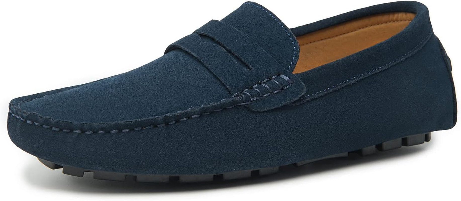 Go Tour Men'S Penny Loafers Moccasin Driving Shoes Slip on Flats Boat Shoes