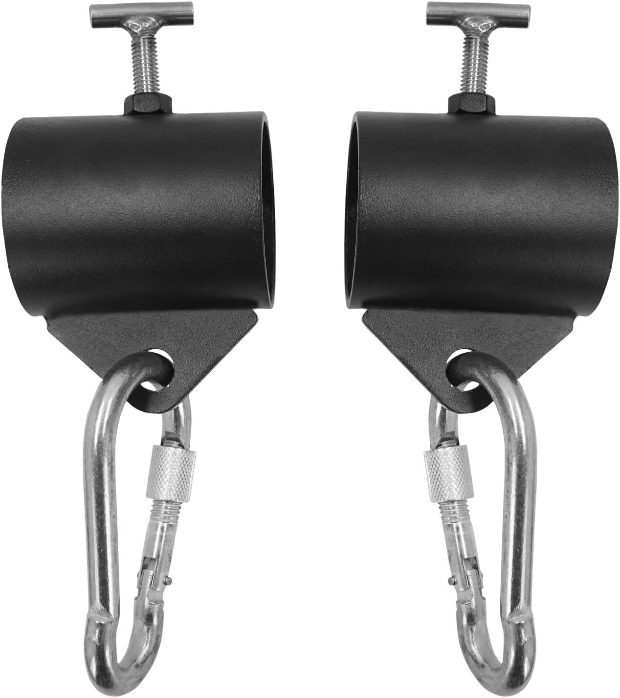 Luwint Mini Barbell Jack/Chain Collars with Loop for Weightlifting Deadlift