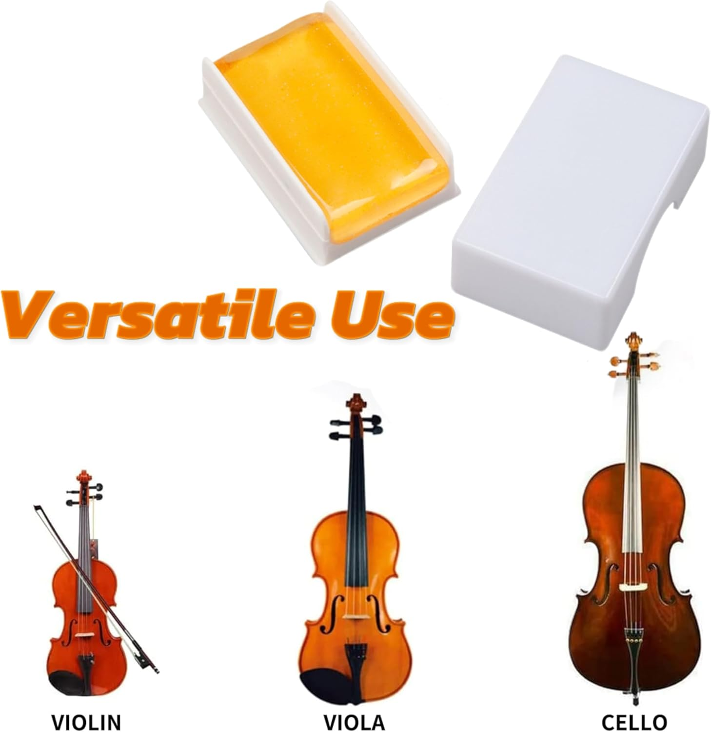 JCHFR 3 Pcs Natural Rosins for Violin, Rosin Violin Rosin, Low Dust Universal Rosin for Violin Viola and Cello image number 3