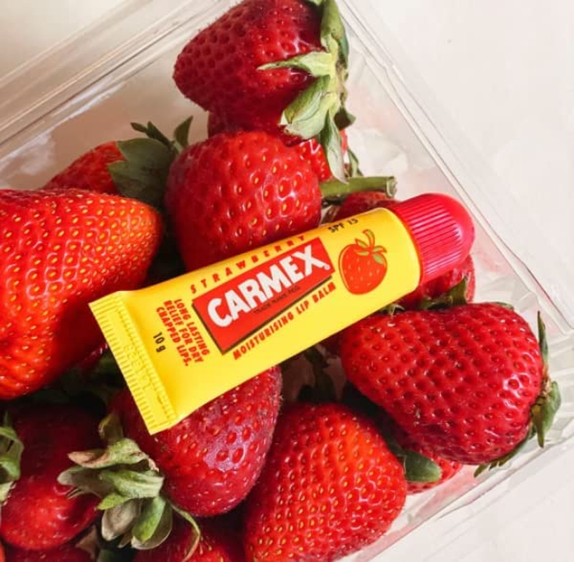 CARMEX Strawberry Lip Balm 10G Tube image number 5