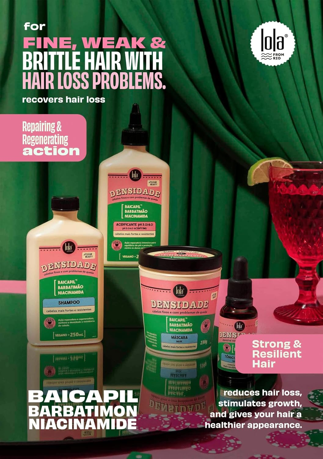 Lola Densidade Capillary Acidifying Fluid 250G Ph Balancer