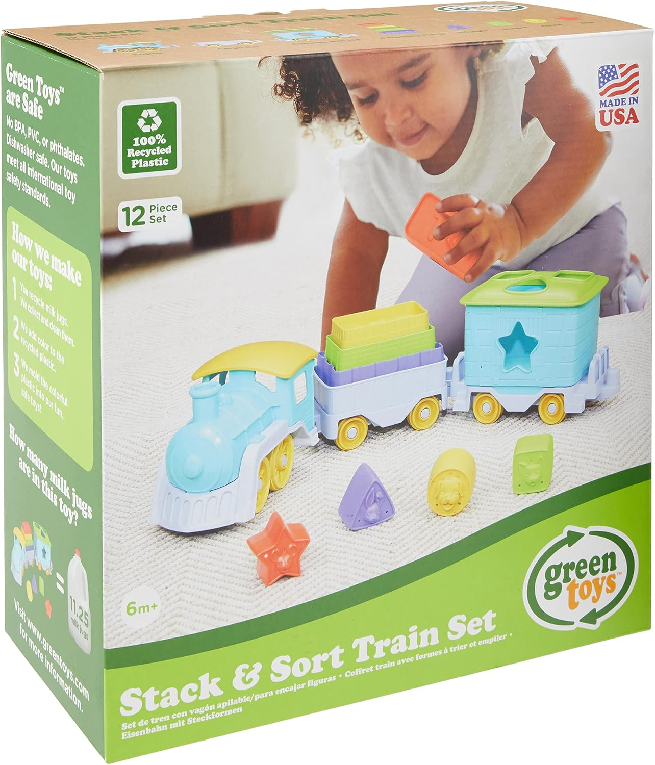 Green Toys - Stack & Sort Train