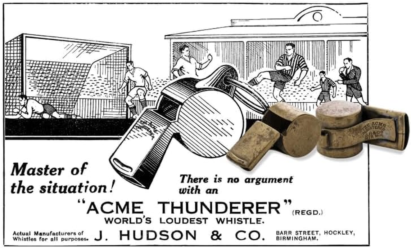 Acme Thunderer 59.5 Nickel Plated Official Referee Whistle image number 1