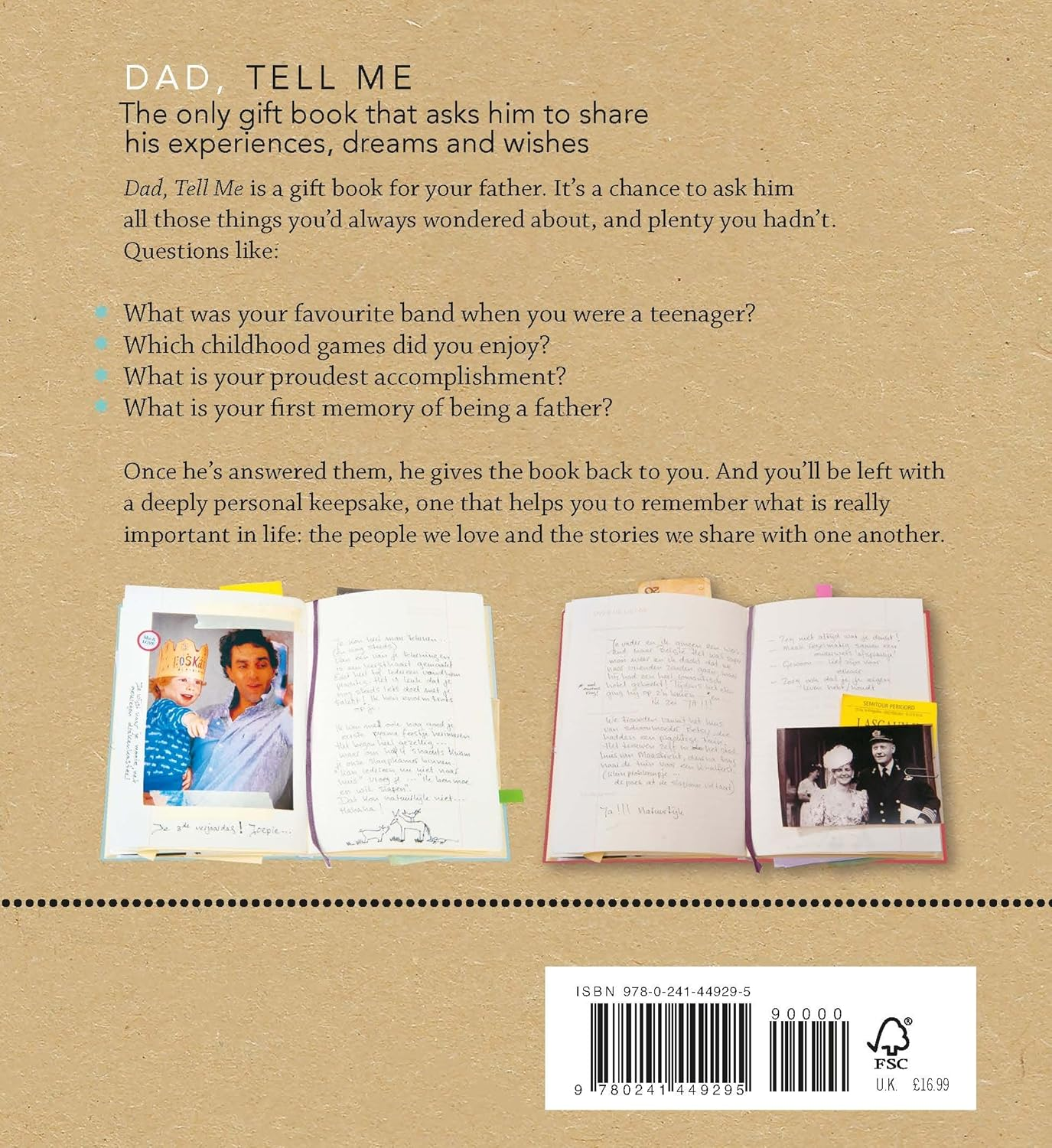 Dad, Tell Me: a Give & Get Back Book image number 4