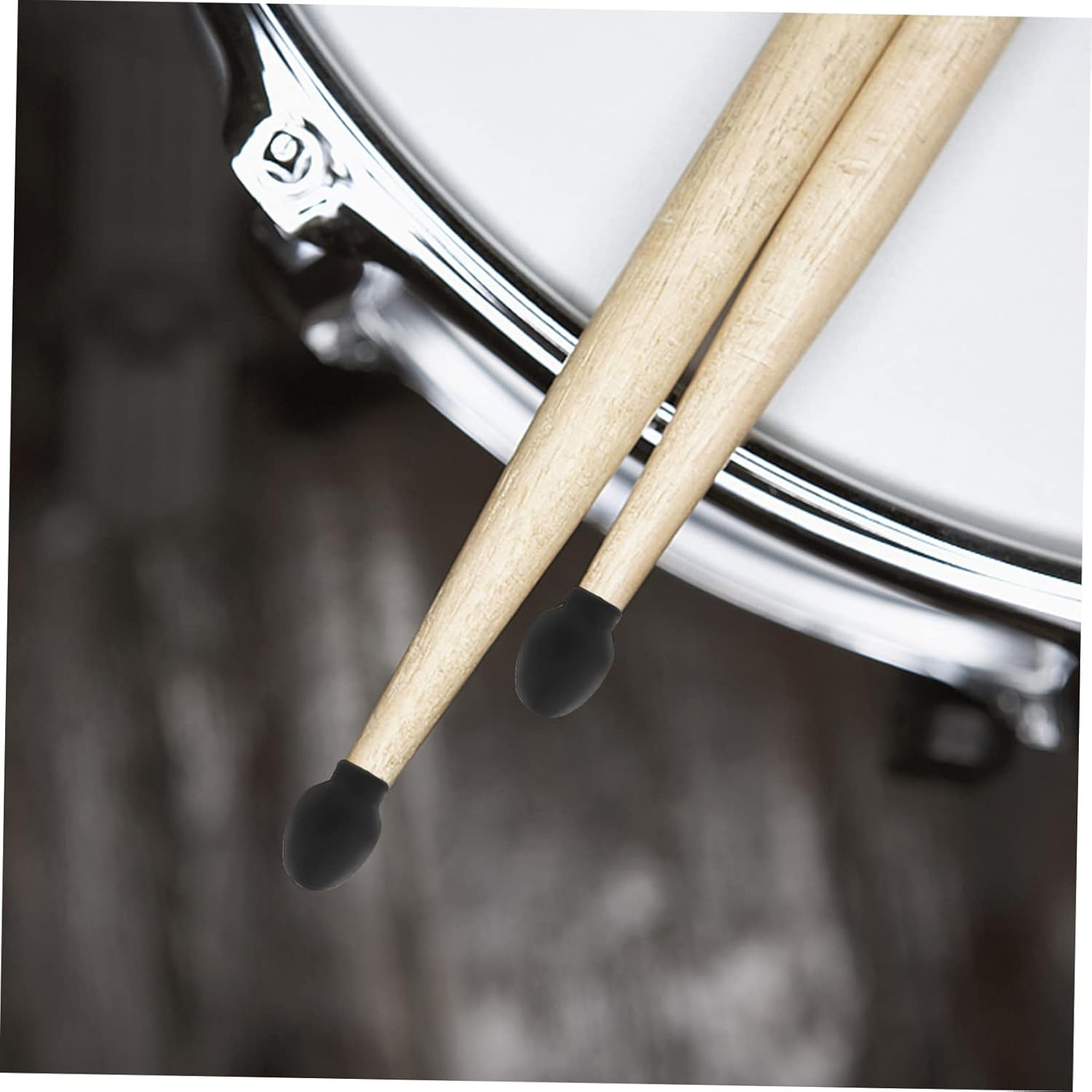 Yardwe 8Pcs Replacement Drum Practice Tip Silent and Shock-Absorbing Silicone for Anywhere Practice Random Color image number 3