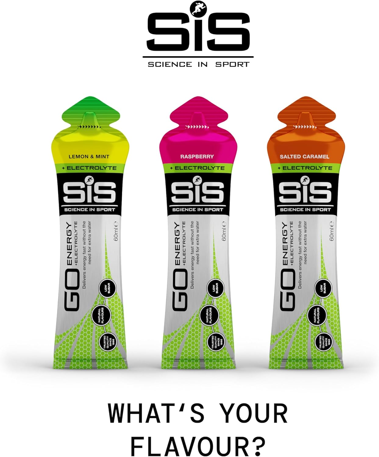 SIS Go Isotonic Energy Gel with Electrolytes - Nutrition Gel Supports Performance & Hydration for Running & Cycling - Raspberry Flavour, 60Ml, Pack of 30 image number 5