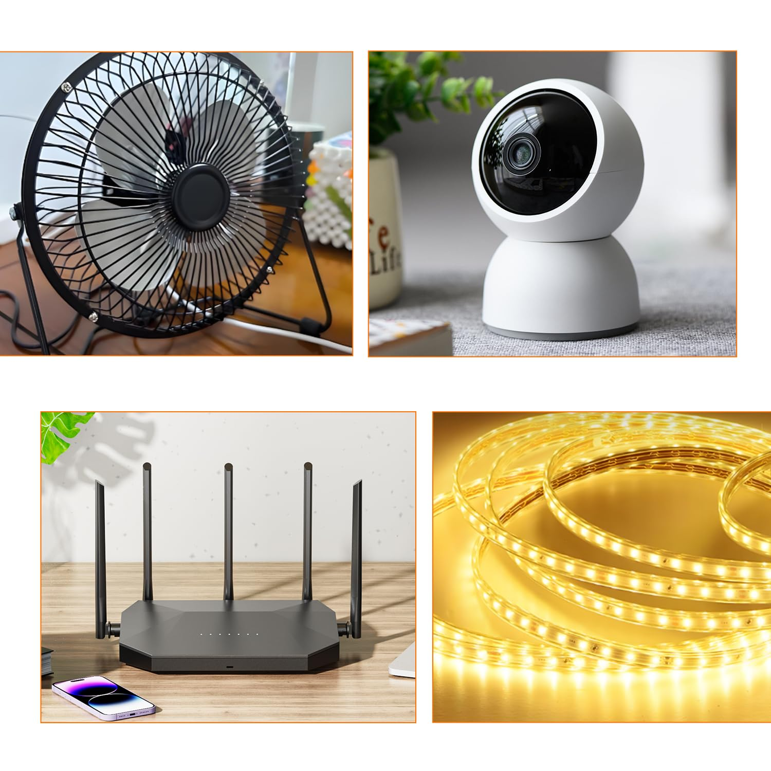 KUOQIY 2 PCS 2M 5.5X2.1 Mm 24V 12V DC Power Extension Cable, Right Angle Male to Female Power Extension 22AWG, for CCTV Security Cameras, Router, Black image number 5