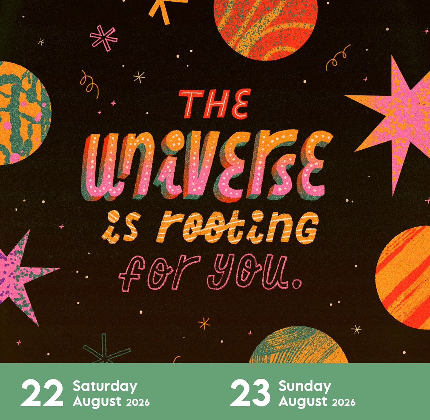 Today Is Going to Be a Great Day! Page-A-Day Calendar 2026: 365 Days of Words to Inspire and Art to Keep image number 2