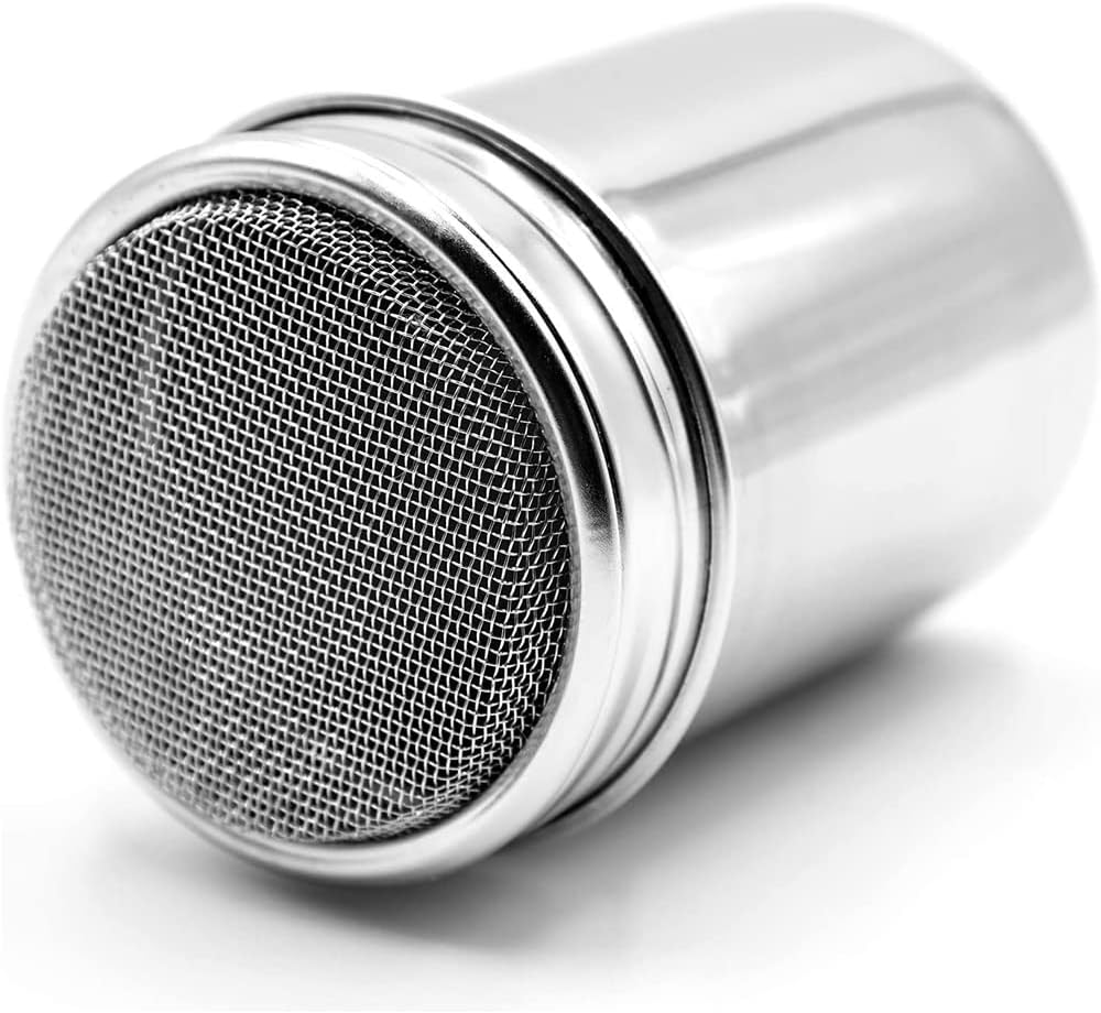 Stainless Steel Sugar Cocoa Coffee Icing Shaker Flour Duster Chocolate Powder #Coffee Duster image number 4