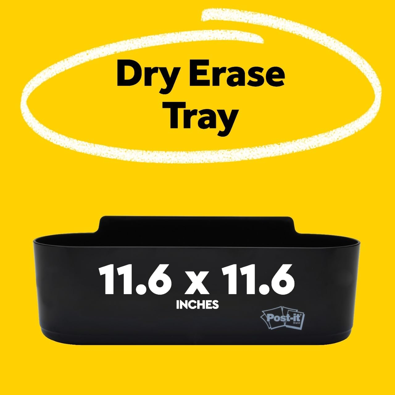 Post-It Instant Whiteboard Film Dry Erase Surface Accessory Tray, (Deftray) image number 5