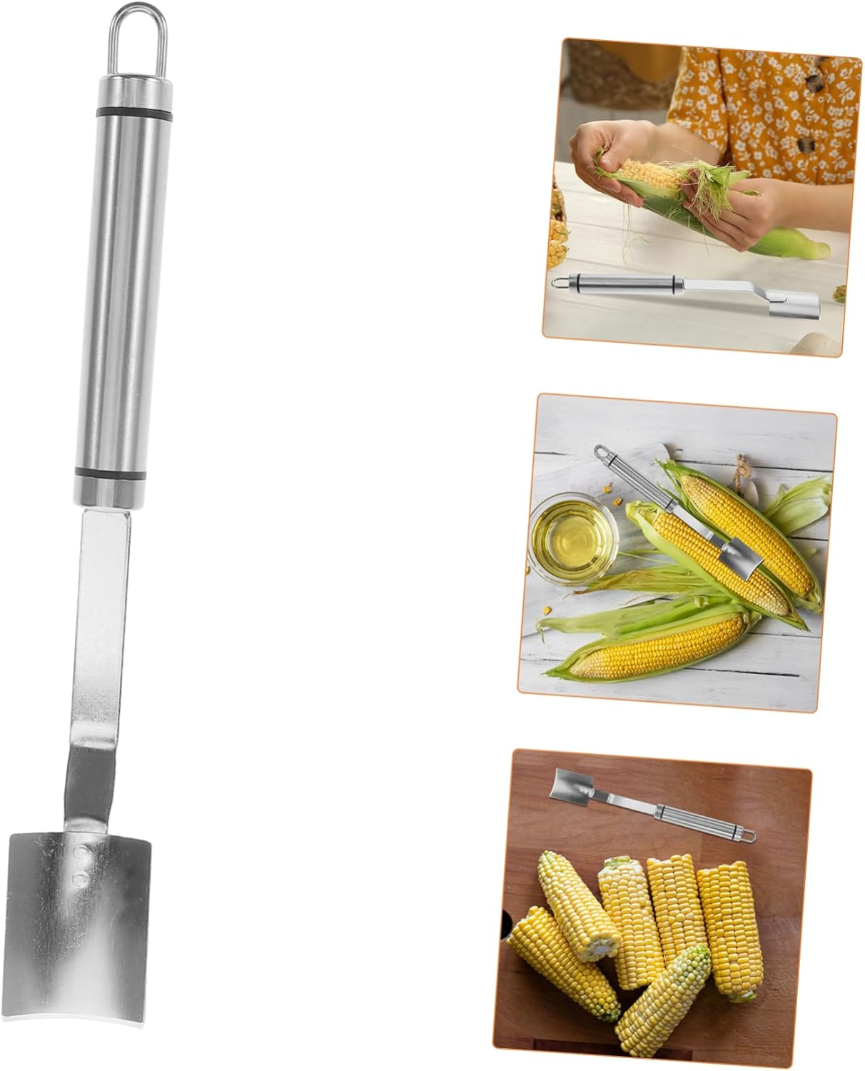 2Pcs Multifunctional Corn Strier Corn Peeler Cob Separator Corn Thresher Tool Essential Kitchen Gadget for Time Saving image number 1