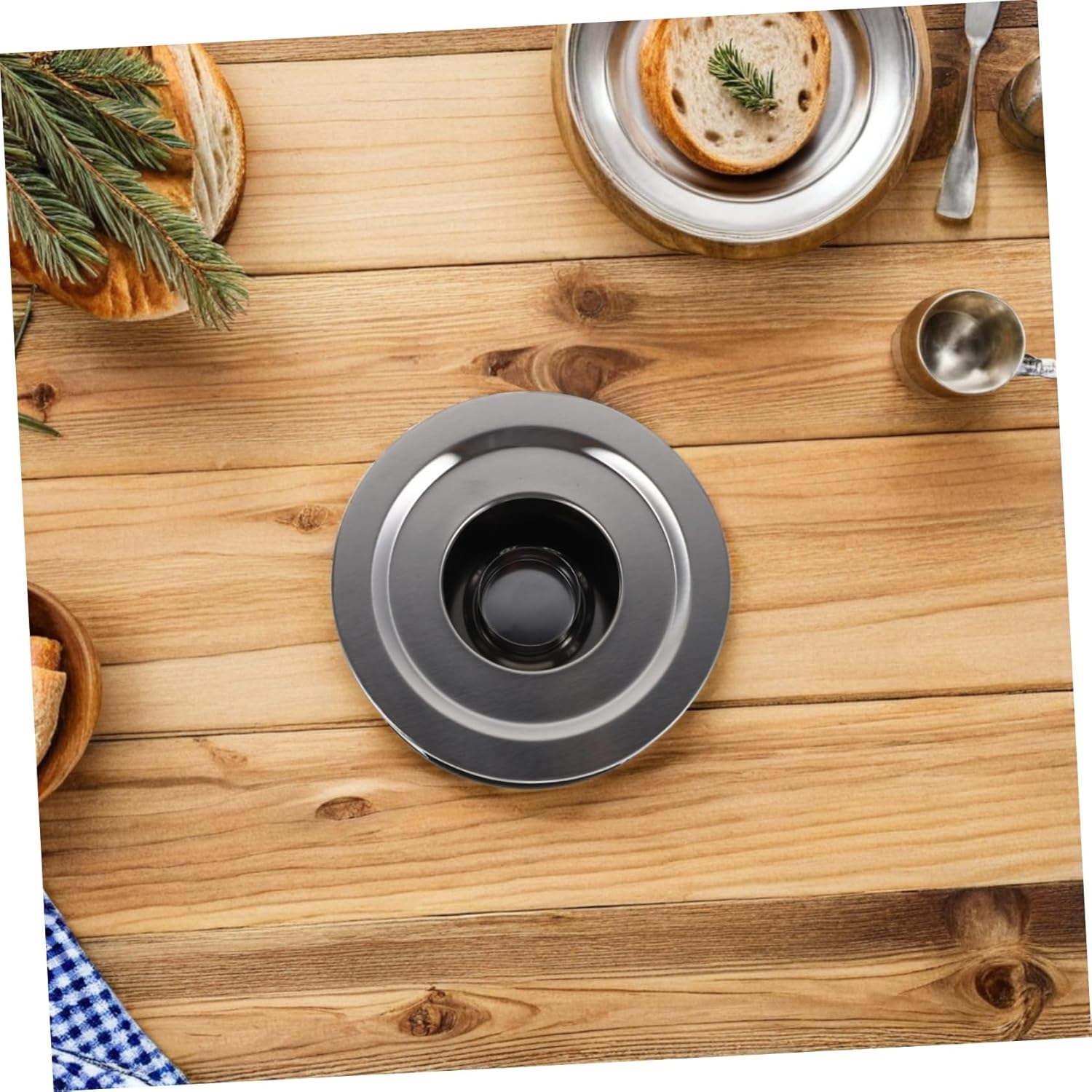 EXHUMKY Teapot Warmer: Flower Pattern Tea Pot Warmer Tealight Holder Stainless Steel Water Kettle Heater Base for Teapot Food Pot Holder for Espresso Coffee Milk