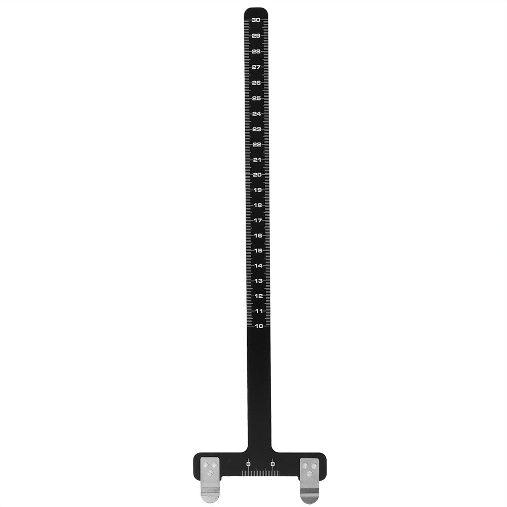 Archery Bow Square T Shape Bow Square Ruler Bowstring Measurement Tool for Recurve & Compound Bow, Aluminium Alloy Precise Scale, Small Adjustment, Bow Turning Kit for Every image number 3