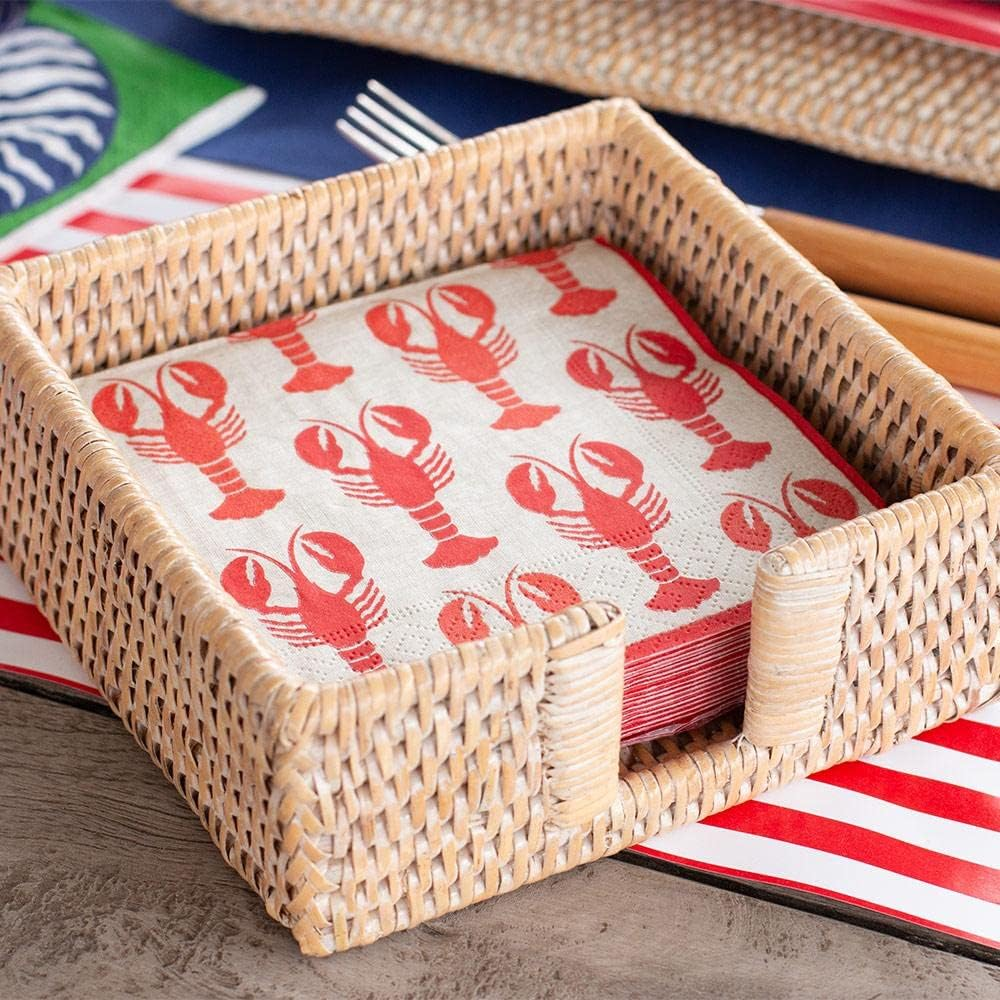 Caspari Entertaining with Lobsters, Cocktail Napkin, Pack of 20 image number 2