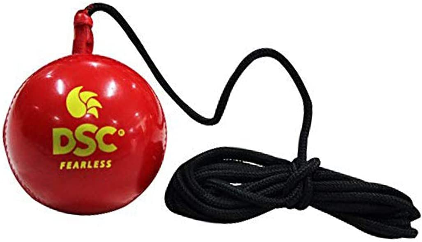DSC Hanging Synthetic Cricket Ball (Red) image number 4