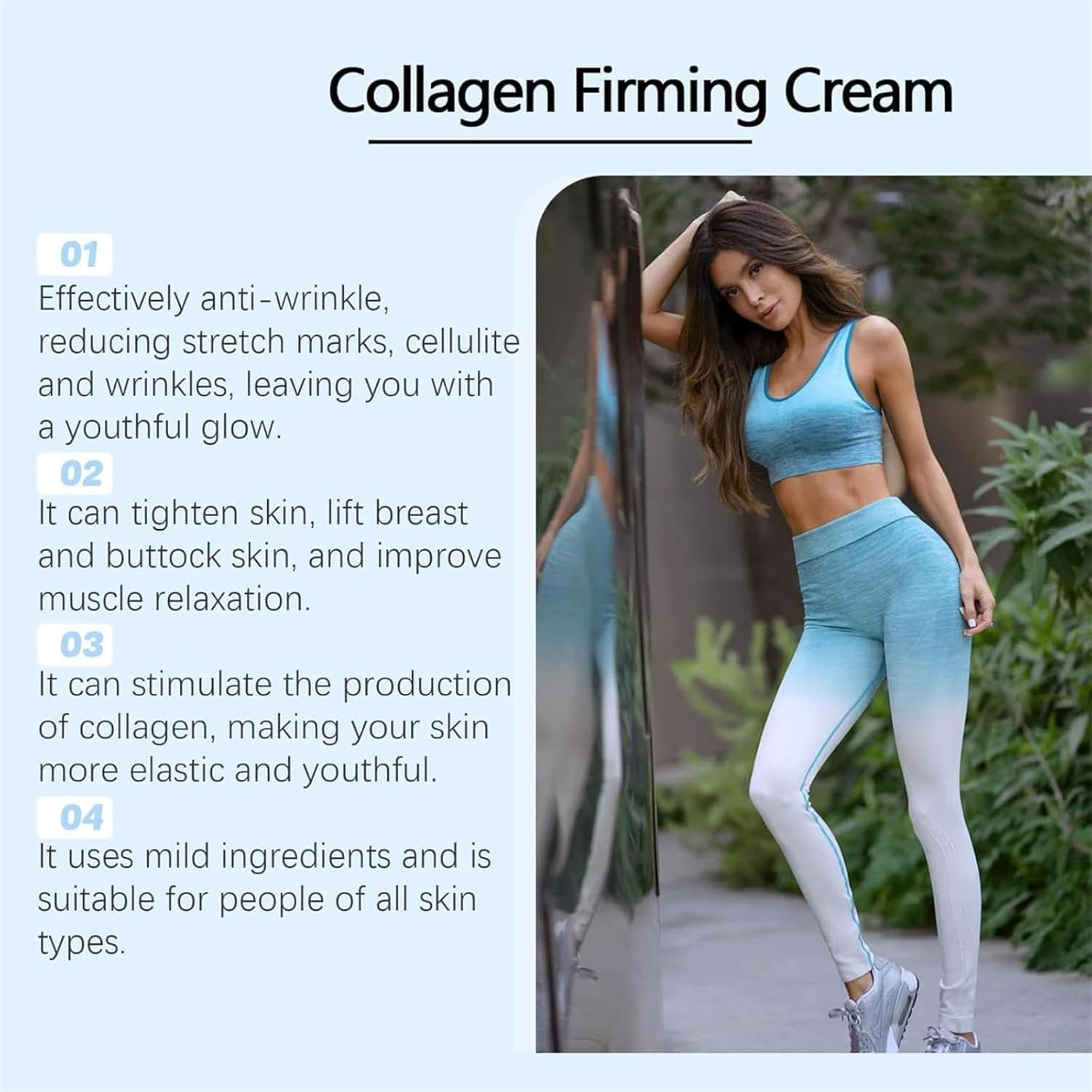 Awzlove Luxe Collagen Firming Cream, Anti-Aging Moisturizer with Collagen, Advanced Firming & Wrinkle Reducing Cream, Skin Tightening Lotion, Hydrating Formula, Restore Skin Elasticity (2Pcs) - 2Pcs image number 3