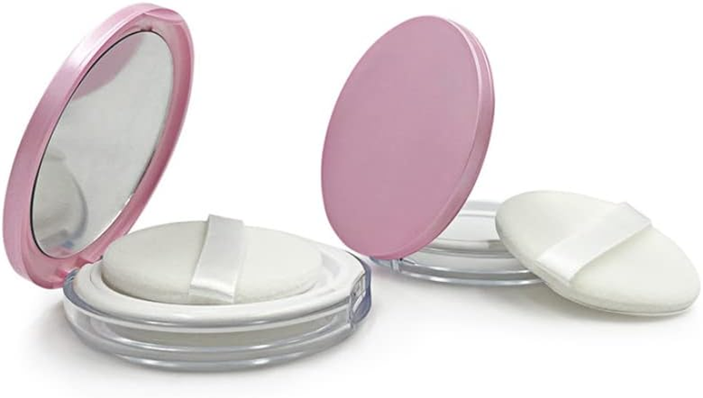 HLLMX 1 PCS 3 G/ 0.11 Oz Empty Refillable Makeup Powder Container Loose Powder Container Empty Reusable Powder Box BB Cream Box Powder Box with Air Cosmetic Jars Travel Containers image number 3