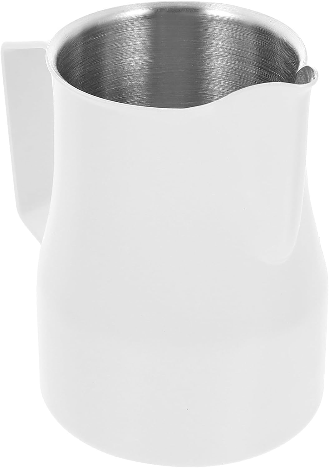 Espresso Steaming Pitcher Stainless Steel with Inner Scale Spout 350Ml for Milk Frothing and Coffee Making image number 3