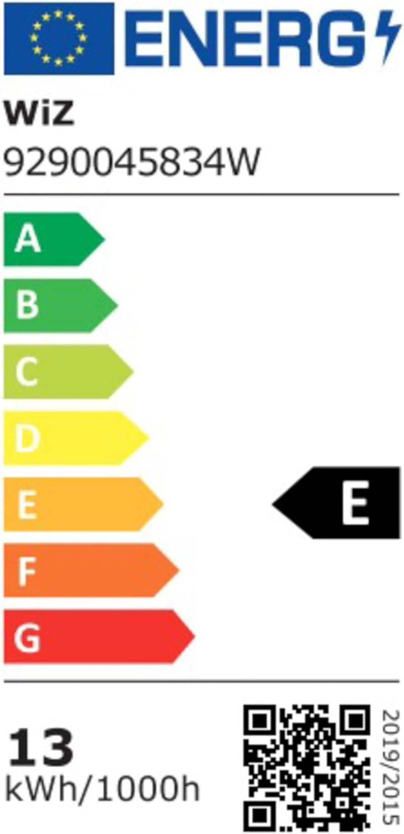 Wiz A60 Smart LED Bulb, Adjustable White, E27 Base, 100 W, 2200-6500 K, 1521 Lumens, Dimmable, Compatible with Alexa, Google Assistant and Apple Home, Pack of 1 image number 1