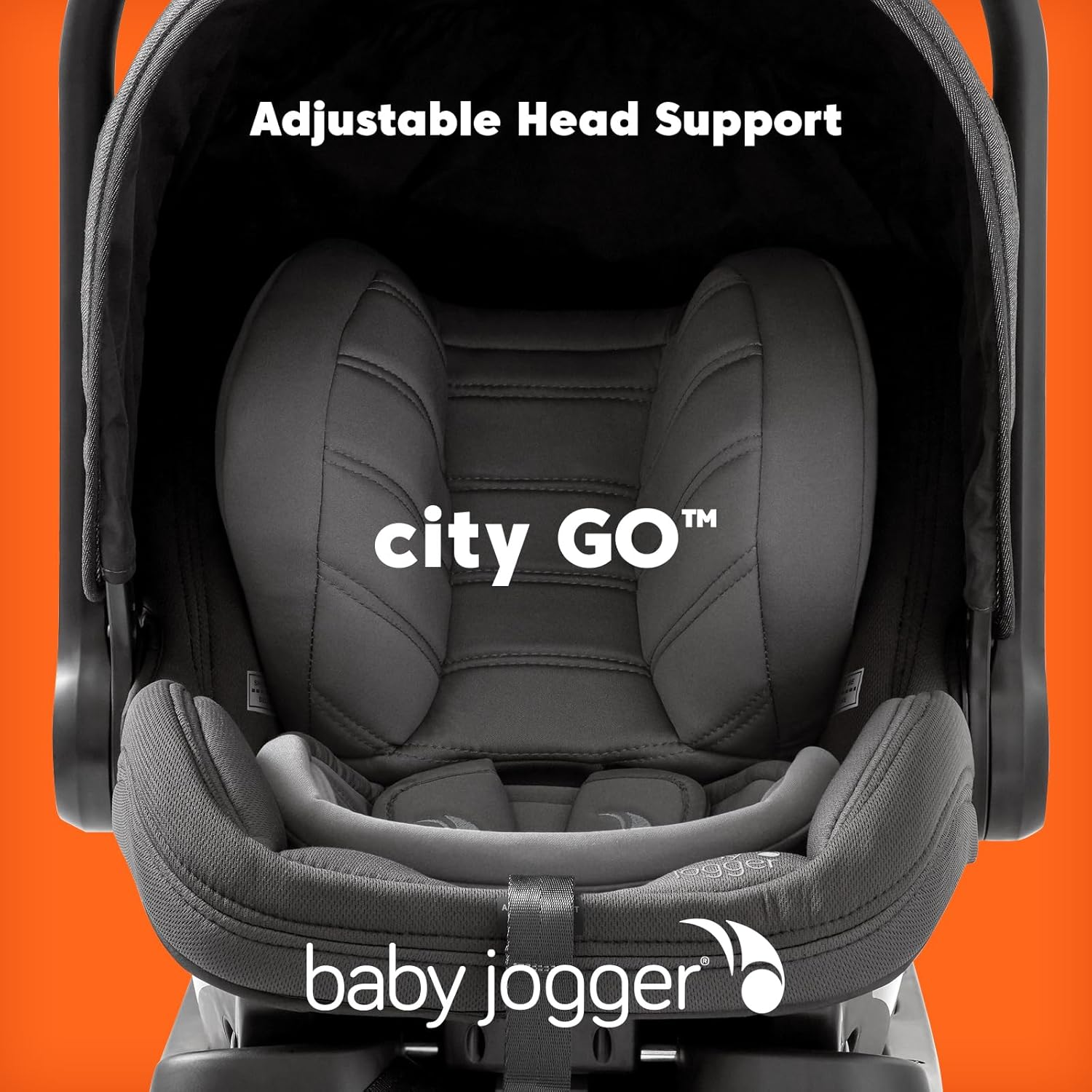 Baby Jogger City Go Infant Car Seat, Lunar Black