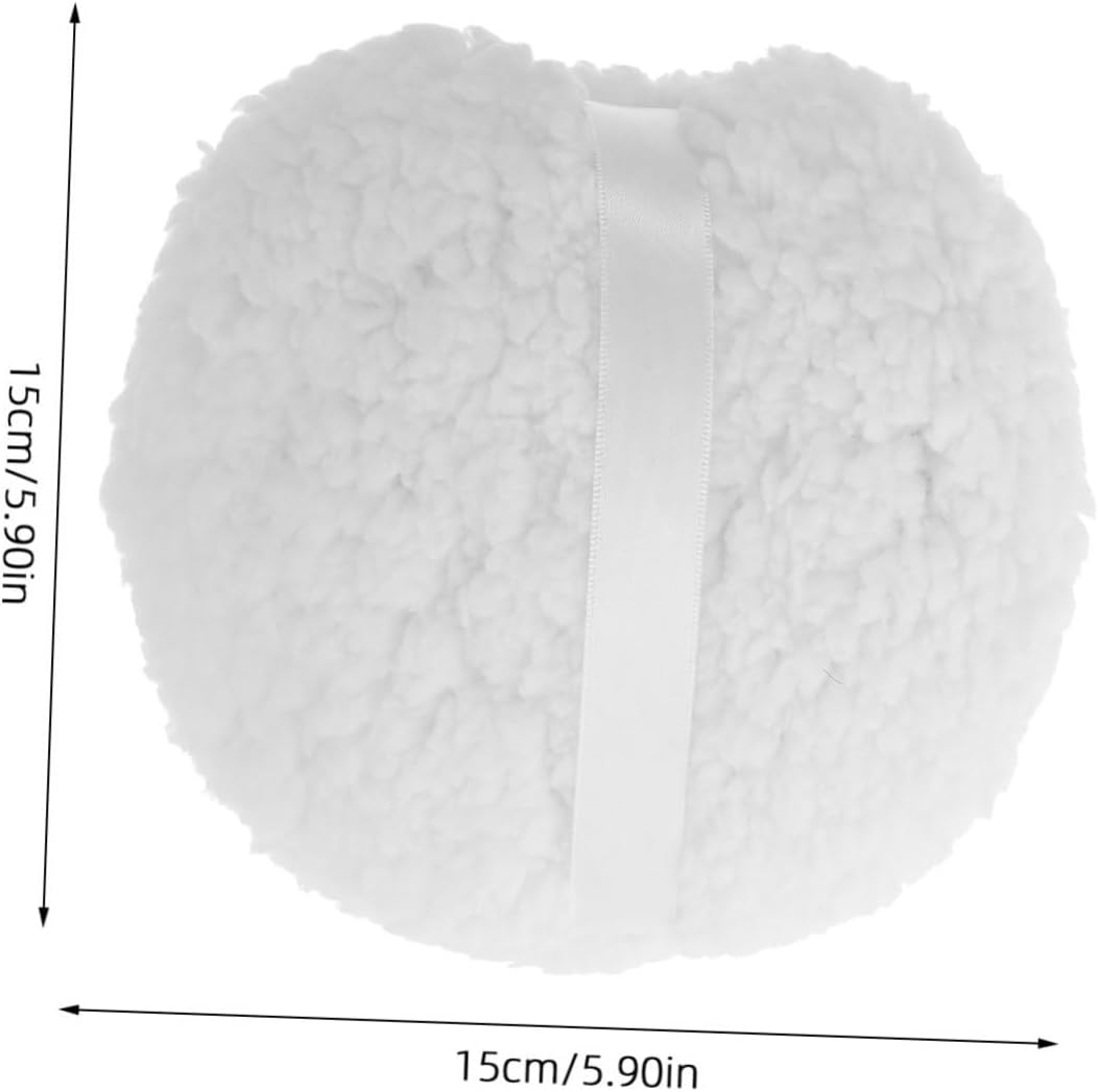 ERINGOGO Washable Reusable Body Powder Puff Large Fluffy Soft Loose Powder Applicator Oversized Dusting Puff for Women Men 6 Inch image number 5