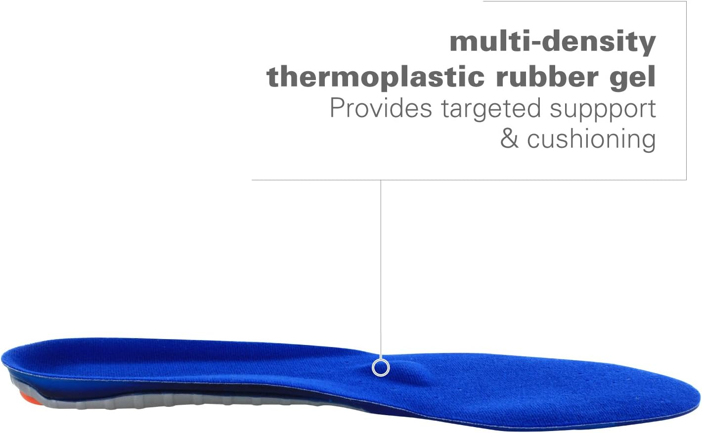 Spenco SENCO Sprenco Gel, Unisex - Erwachsene Orthop&auml;dische Einlegesohlen, Blau, 42-44 EU