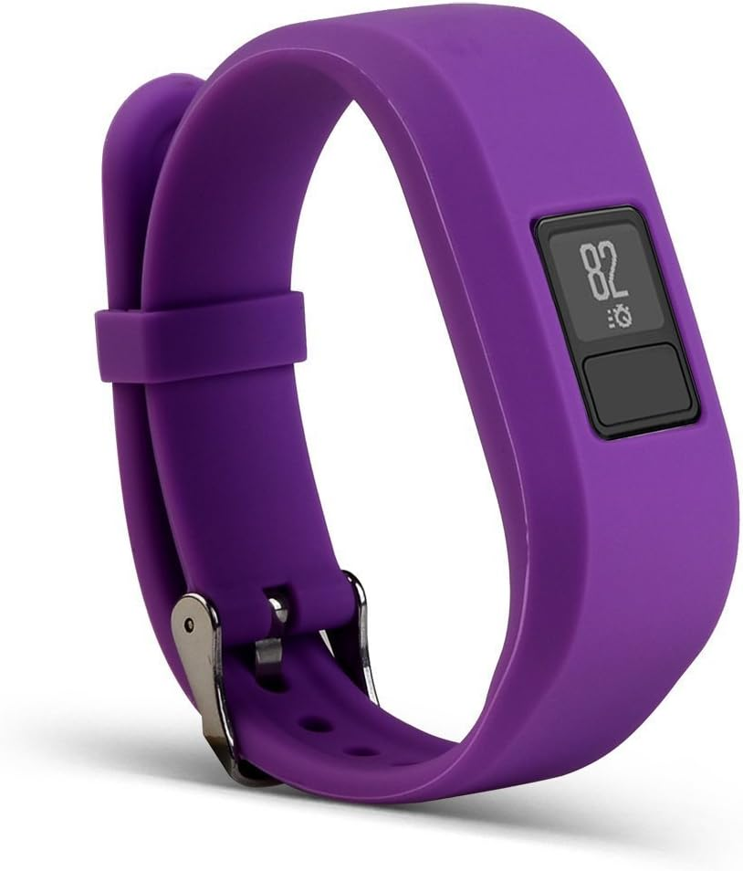 3Pcs Intended for V&iacute;vofit Jr. 2 Vivofit JR Bands with Secure Watch Clasp Silicone Replacement Strap Bands Intended for Garmin Vivofit Jr 2 Vivofit Jr（For Kids） (Purple, Teal, Skyblue) image number 5