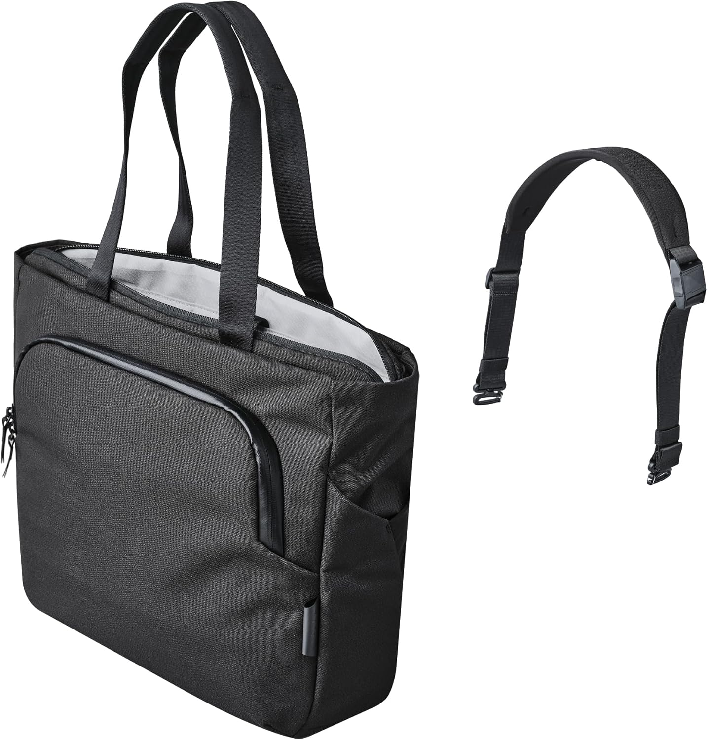 ALPAKA Bravo Tote Bag for 16 Inch Macbook Pro &ndash; Weatherproof 16 Inch Laptop Briefcase for Men & Women, Work Travel Tote (Black) image number 1