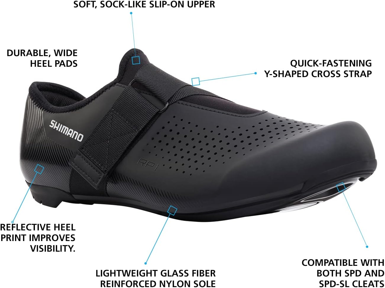 SHIMANO Unisex'S Sh-Rp101 Shoes Cycling