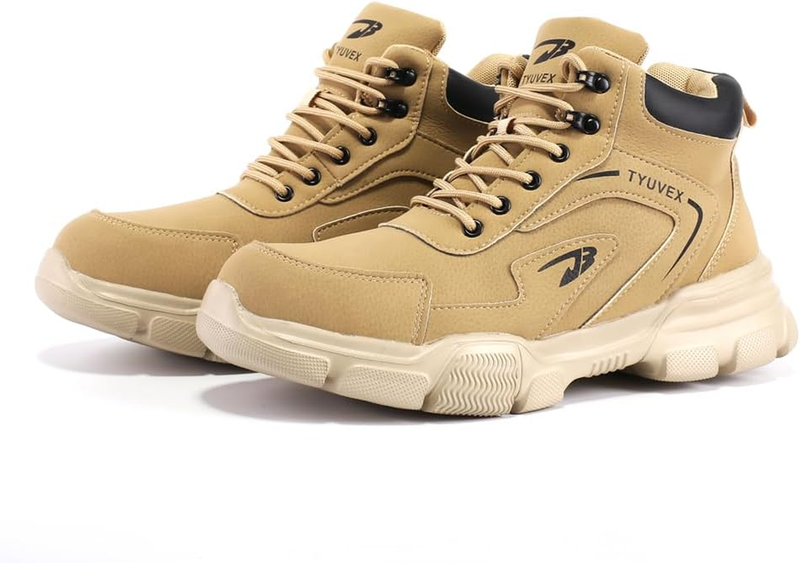 Safety Boots Men Women Work Boots Waterproof Steel Toe Cap Boots Lightweight Comfortable Safety Trainers Non-Slip image number 6