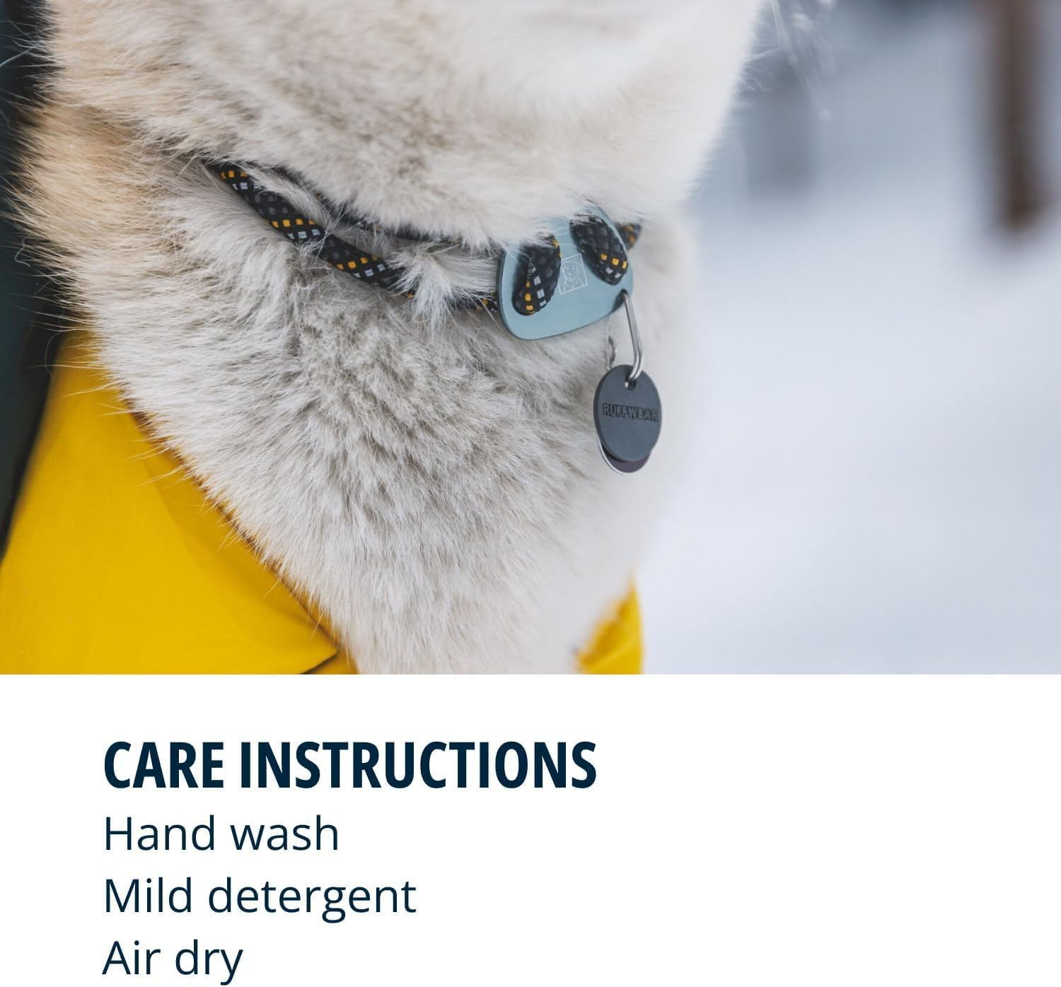 Ruffwear, Knot-A-Collar Climbing Rope Dog Collar, Everyday Use, Obsidian Black, 20-26 Inch image number 3