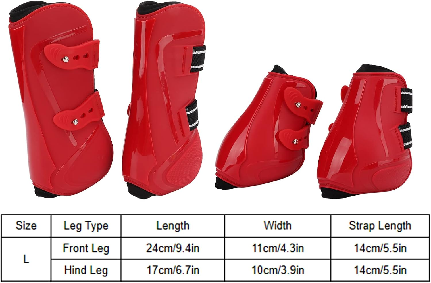 Horse Leg Boot, Comfortable Prevent Slipping Horse Tendon Boots Set for Horses image number 6