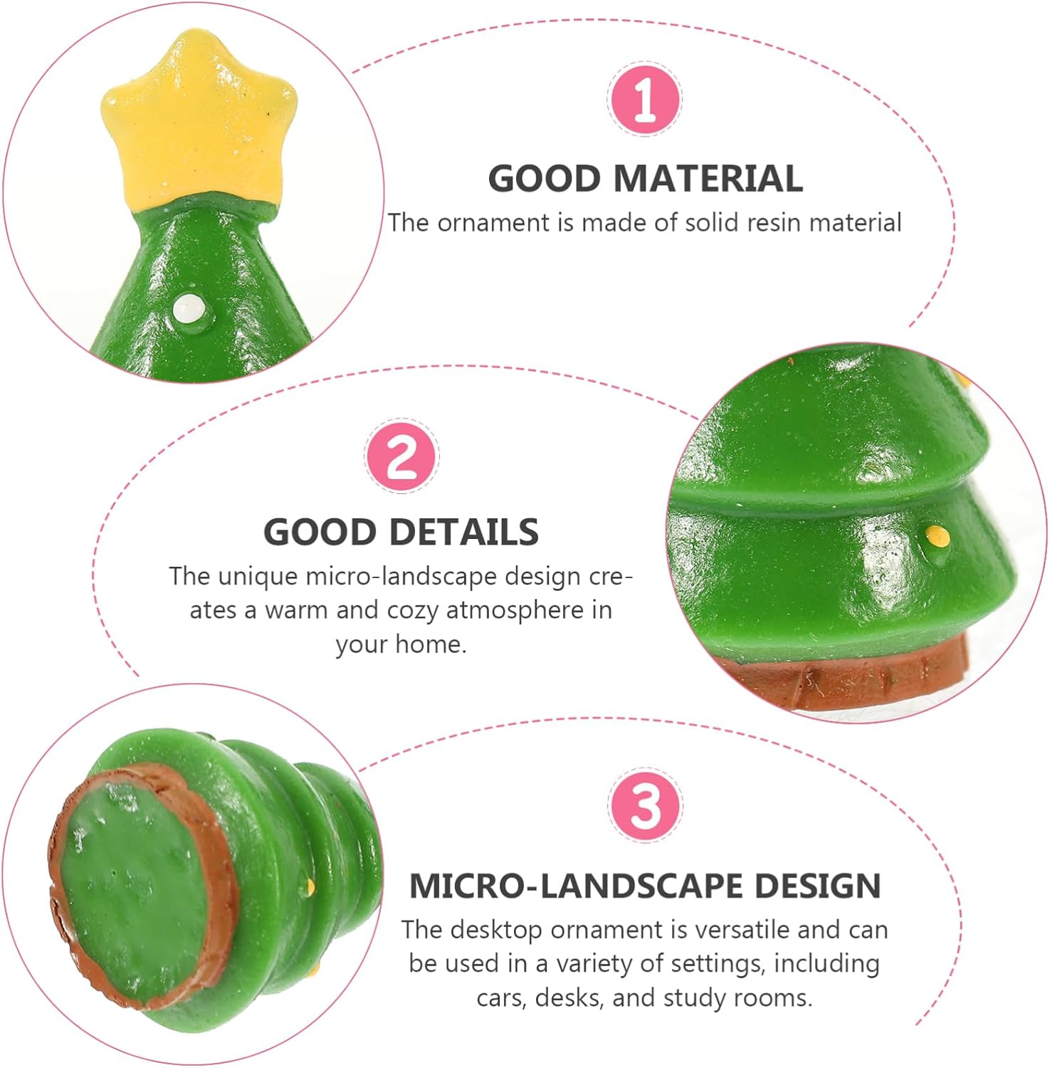 Mini Xmas Tree Santa Claus Snowman Ornament Set Christmas Decoration for Desktop Tabletop