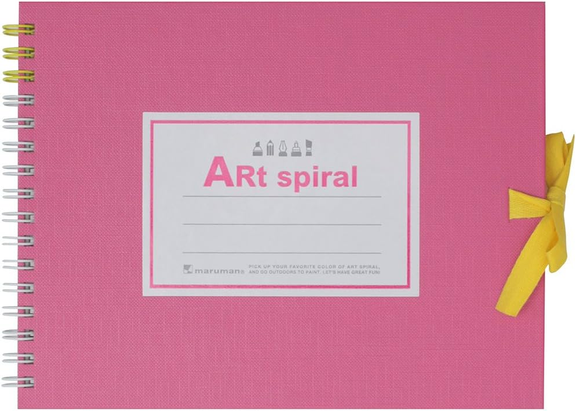 Maruman S310-33 Sketchbook Art Spiral F0 Thick Drawing Paper, 24 Sheets, Green